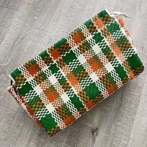 Woven Straw Clutch Bag